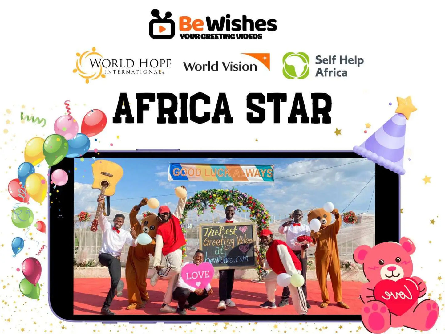 Personalized Greeting Video from Africa Star